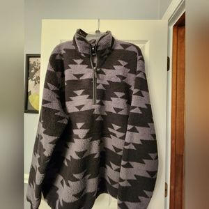 Men's  Northface Sherpa 1/4 Zip Size 2XL